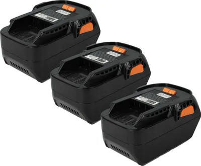 Produktbild von vhbw 3x Akku kompatibel mit Ridgid R840083, R840084, R840085, 130383028, R840086, 130383025, 130383001, R840087 Werkzeug (3000 mAh, Li-Ion, 18 V)