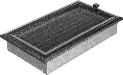 Obrázok produktu pre Vetracia pokrývka Oskar 17x30 čierna a strieborná s žalúziami