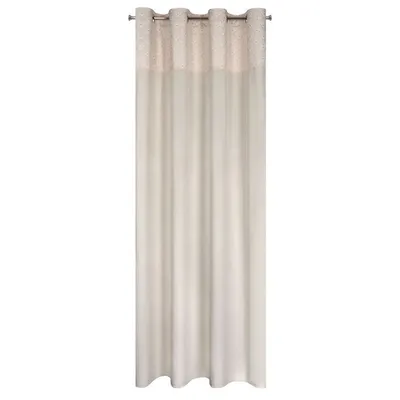 Obrázek produktu pro Eurofirany 388479, Sheer, Krém, Vzorovaný, Polyester, Průchodka, 200 g/m²