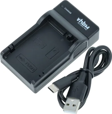 Produktbild von vhbw USB Ladegerät kompatibel mit Canon EOS 600D, Kiss X6i, 650D, 700D, Kiss X5, 550D, Kiss X4 Kamera Camcorder/Akku - Ladeschale, Ladeanzeige, 8,4 V