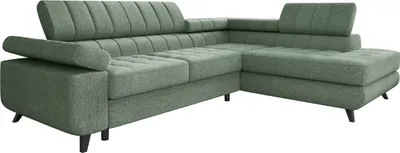 Produktbild von MIRJAN24 Ecksofa Nord Premium, Polsterecke vom Hersteller, L-Form Ecke, Bettkasten und Schlaffunktion (Farbe: Abriamo 10, Seite: Rechts)