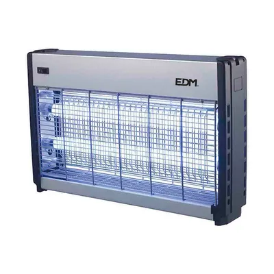 Produktbild von Elektronischer Insektenvernichter Professionell 2x15W 49x10x31cm Chrom/schwarz - Edm