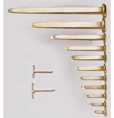 Productafbeelding van Alco 331: Bevestigingsclips voor zakken, 100 stuks, met ronde kop, 17 mm