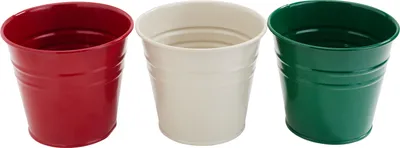 Produktbild von Zink Pflanzentopf, 3er Set