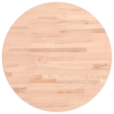 Immagine prodotto di Piano per Tavolo Ø50x2,5 cm Rotondo in Legno Massello di Faggio