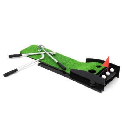 Obrázok produktu pre Golfová tréningová súprava, stolný golfový set, golfová podložka, golfový darček, golfové pero Putters, mini golfová tréningová súprava