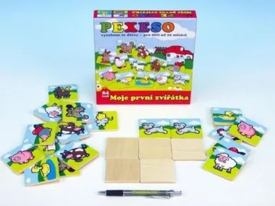 Obrázek produktu pro Moje první zvířátka - Pexesodřevěné 24