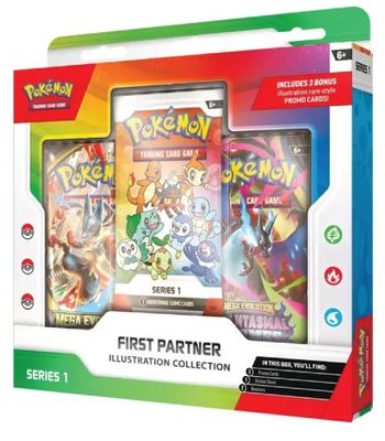Produktbild von Pokémon TCG Erste Partner-Illustrationssammlung Serie 1