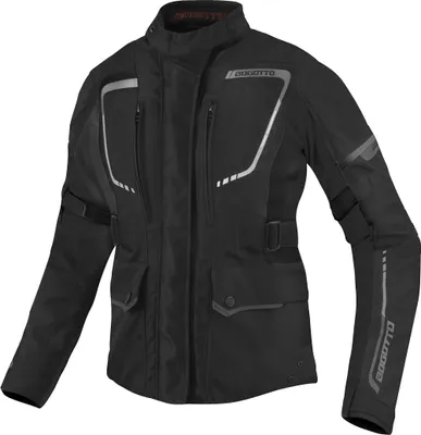 Produktbild von Bogotto Azury 2in1 wasserdichte Damen Motorrad Textiljacke, schwarz, XS