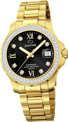 Produktbild von Jaguar Edelstahl Damen Uhr Analog Luxus gold Executive D2UJ895/4