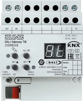 Immagine prodotto di Jung 2099REGHE KNX Gateway DALI TW