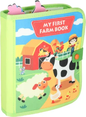 Produktbild von KIK Educationvac Manipulationsbuch Bauernhof mit Fingerpuppen