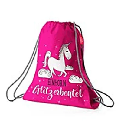 Produktbild von Turnbeutel 'Einhorn-Glitzerbeutel'