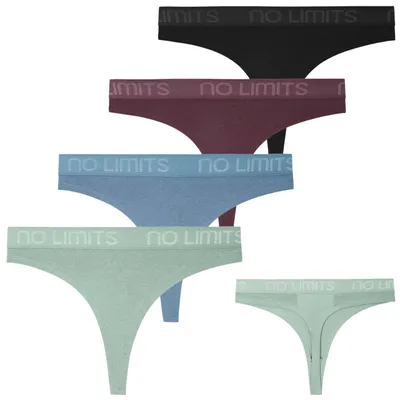 Immagine prodotto di String tanga da donna, taglia M, slip in cotone, confezione da 4 pezzi - set di biancheria intima