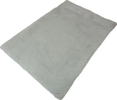 Produktbild von Batex Badematte Badteppich Badvorleger Duschvorleger Badezimmerteppich 60x90cm Baumwolle Plus Silber