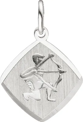 Produktbild von JOBO Anhänger Sternzeichen Schütze 925 Sterling Silber matt Sternzeichenanhänger