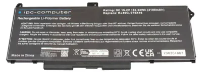 Produktbild von RJ40G Akku 62,32Wh für Dell