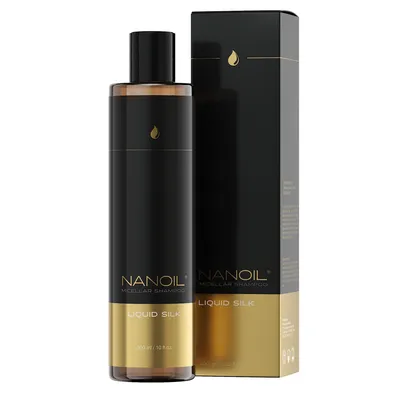 Image de Shampooing Micellaire à la Soie Liquide Nanoil 300ml - Cheveux Lisses et Doux
