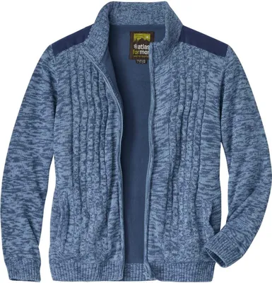 Image de Atlas For Men - Veste doublée de polaire pour homme AF1716 (4XL) (bleu)