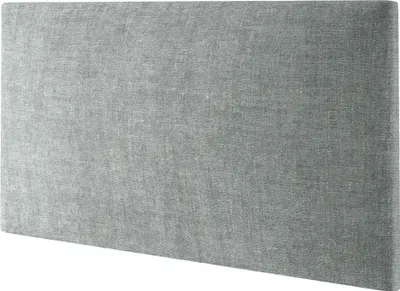 Produktbild von STEGU Jersey Schlafzimmer Polsterpaneel Wandkissen Kopfteil Hellgrau 60x30 cm MDF