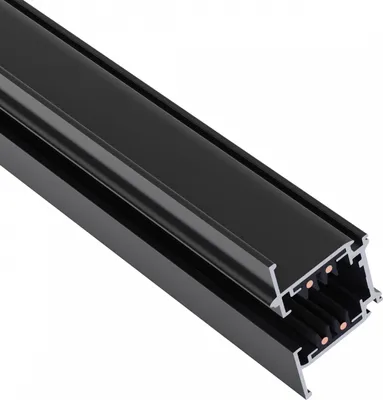 Produktbild von Spectrum LED 3-Phasen Stromschiene (SPS 2) Einbau 1m für Schienensystem Leuchten Strahler IP20 schwarz 100 cm