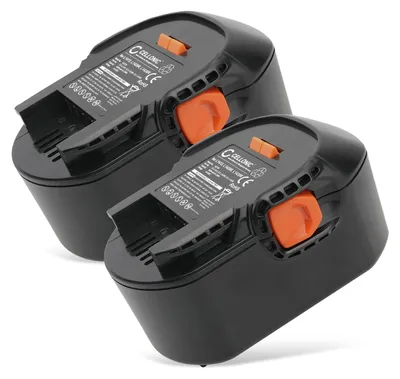 Image de CELLONIC 2x Batterie pour Outil Compatible avec AEG BS 14 C, BSS 14, BS 14 X, L1430 - (3000mAh, 14.4V)