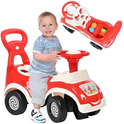Obrázok produktu pre WOOPIE Jazda 4 v 1 – Triedič, Odrážadlo, Chodítko + Klaksón, Úložný priestor