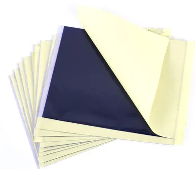 Produktbild von 100pcs 4 Schichten Tattoo Transferpapier Tattoo Supplies Kopie Carbon Transparentpapier Thermisches Transferpapier Tattoo Kopierer Schablone tatuagem