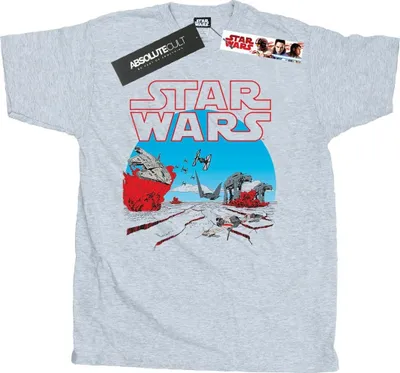 Produktbild von Star Wars - "The Last Jedi" T-Shirt für Herren BI46904 (L) (Grau)