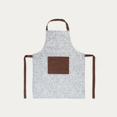 Produktbild von HOMLA SALADO Schürze aus Baumwolle mit Blumenmuster 60x80 cm