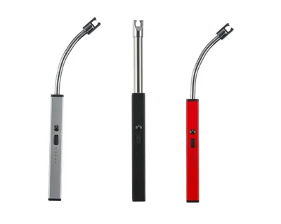 Produktbild von Nola Hochwertiges USB - Lichtbogen-Feuerzeug Kerzenanzünder elektronisches Feuerzeug inkl. micro-USB-Kabel