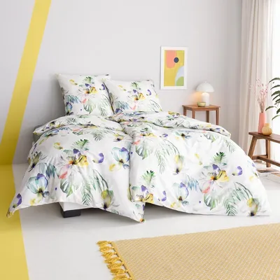 Produktbild von Estella Mako-Satin Bettwäsche Hilaria multicolor 155x220 cm + 80x80 cm