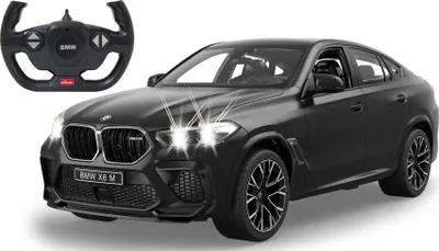 Produktbild von JAMARA BMW X6 M F96 1:14 - Schwarz - LED Licht, detailgetreuer Innenraum, Originalgetreue Lackierung, 2, 4GHz Fernsteuerung