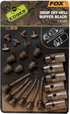 Produktbild von Fox Fishing Edges Camo Drop Off Heli Buffer Bead Kit