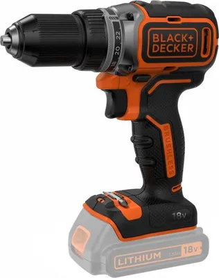 Immagine prodotto di Black&Decker Akku-Bohrschr. 18V, buerstenlos o. Akku BL186N