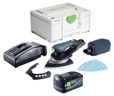 Produktbild von Festool DTSC 200-Basic Akku Deltaschleifer 18 V 145 x 195 mm Brushless + 1x Akku 5,0 Ah + Ladegerät + Systainer