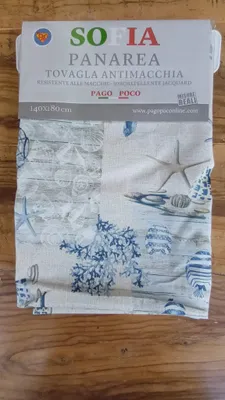 Rechteckiges Tischset, schmutzabweisend, 140x240 cm, rot