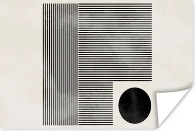 Produktbild von MuchoWow® Poster Quadratisch - Minimalismus - Abstrakt 120x80 cm - Bilder