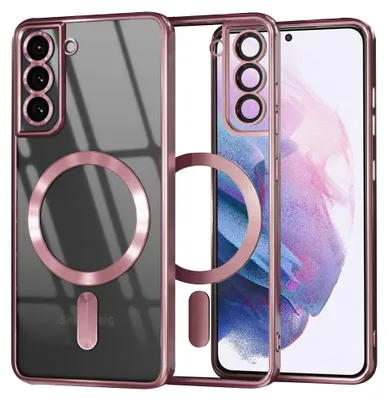 Obrázek produktu pro Techsuit Luxury Crystal Back Cover pouzdro s MagSafe pro Samsung Galaxy S21 Plus - růžové