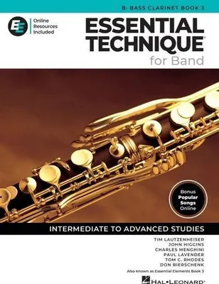 Produktbild von Essential Technique for Band - BB Bass Clarinet Book 3 with Online Resources
