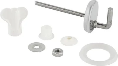 Produktbild von Befestigungsset für Toilettensitze aus Edelstahl - Montageelemente