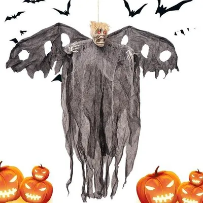 Zdjęcie produktu dla Dekoracja na Halloween: Oświetlony duch, idealny do stworzenia mrocznej atmosfery