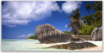 Produktbild von Glasbilder 140x70 Wandbild Druck auf Glas Felsen Strand Landschaft