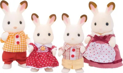 Produktbild von Sylvanian Families Schokoladenhasen: Familie Löffel