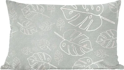Produktbild von MuchoWow® Zierkissen Sofakissen Wohnzimmer Dekokissen 50x30 cm Muster - Luxus - Blau - Rosa - Wohnzimmerdekoration - Polster mit Photo