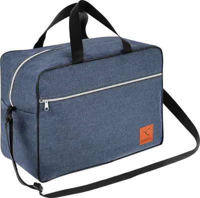 Produktbild von Granori Handgepäck Reisetasche 40x30x25 cm ideal als kleine Flugzeug Kabinentasche für z.B. Flüge mit Eurowings in blau