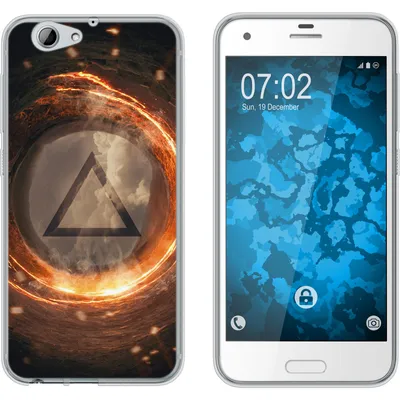 Produktbild von PhoneNatic Case kompatibel mit HTC One A9s Silikon-Hülle Element Feuer M3