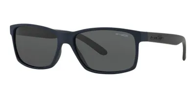Image de Arnette SLICKSTER AN 4185 MATTE DARK BLUE GREY/GREY 59/16/145 Lunettes de soleil pour hommes