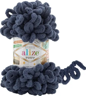 Produktbild von Alize Puffy Strickgarn, 100g, 9m Lauflänge, Stricken ohne Stricknadel
