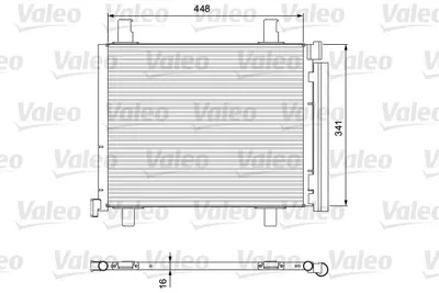 Produktbild von VALEO 814168 Kondensator Klimaanlage Klimakondensator für VW up! Schrägheck (121, 122, BL1, BL2)
